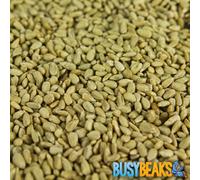 BusyBeaks Sunflower Hearts Wild Bird Food | Finest Bakery-Grade Garden Seed Mix | Husk Free and Dehulled No Mess Seeds | Nutritious Natural and Healthy Feed Mixture | Balanced Vitamin Recipe (5KG)