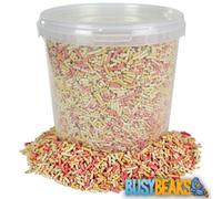 BusyBeaks Premium Mixed Suet Pellets (5L) - Wild Bird Food with Insects, Berries & Mealworms - High Energy Garden Bird Feed, Nutritious Seed-Free Pellets for Small Birds, Year-Round Bird Feeder