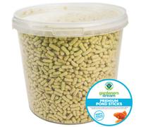 GardenersDream Pond Fish Sticks - 4mm Premium Grade Healthy & Nutritious Fish Food Mix - Naturally Balanced Feed for Ornamental Cold-Water Aquarium - Great Source of Minerals & Vitamins (1L)