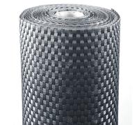 Gardeners Dream Gardenersdream Dark Grey 1M X 1M Rattan Privacy Screening Fence Border Guard Protection