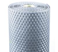 Gardeners Dream Gardenersdream Light Grey 1M X 20M Rattan Privacy Screening Fence Border Guard Protection