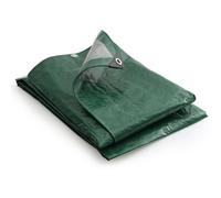 Gardeners Dream Groundmaster 140Gsm Green/silver Tarpaulin (5.5M X 7M)