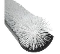 GroundMaster Gutter Guard Brush - Drain Downpipe Leaves Filter (16m (52.5ft), White)