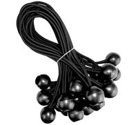 Gardeners Dream Groundmaster Ball Bungee Cords (Black, Pack Of 4)