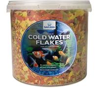 SAKANA Cold Water Flakes | Premium Quality Nutritious Fish Food Mixture | Healthy and Natural Daily Feed for Aquarium Animals | High In Protein, Great Source of Vitamins & Easily Digestible (1L)