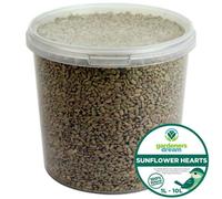 GardenersDream Sunflower Hearts Bird Food (5L Tub) - Premium Bird Seed Mix - Bakery Grade, Husk-Free, No Mess- Healthy, Balanced Feed with Vitamin B-6 - Sunflower Hearts for Birds