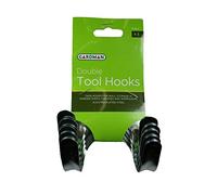 Gardman 15944 Tool Hooks-Large, Galvanised, 8 x 11 x 2 cm