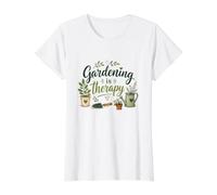 Gardeners & Plant Parents World, Botanical Lover Value Graphic T-Shirt, Women, White, S