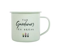 Gardener's Tea Break Enamel Mug