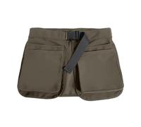 Gardeners Utility Apron with Adjustable Belt Waist Pouches for Tool and Seed Multiple Pocket Bag Pouch for Electrician Carpenter(Green)