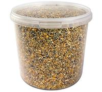 GardenersDream Chicken Corn Extra | Premium Grade Poultry Feed | Nutritious Oyster Shell, Layers Pellets, Fibre Wheat & Split Maize | High Energy, Protein-Rich Food Mix | Year-Round Seed (2.5L Tub)