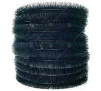 (20M) Gardenersdream Gutter Brush Black Leaf Guard Moss Debris Filter