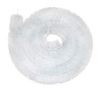 GardenersDream Gutter Guard Brush Black/White Downpipe Drain Filter Protection (16m / 52ft, White)