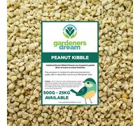 GardenersDream Premium Kibbled Peanuts (1kg) - Freshly Crushed Wild Bird Food with High-Energy Granules for Garden Birds | Aflatoxin-Free, Safe & Nutritious Feed