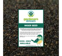 GardenersDream Niger Seeds - Premium Wild Bird Food High Energy Finch Feed