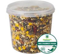 GardenersDream NO1 Parrot Food | Premium Quality High Energy Mix | Nutritious Wild Garden Bird Feed | Additive Free Cleaned to 99.9% Purity | Provides Both Mental and Physical Stimulation (5L Tub)