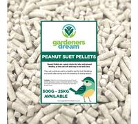 GardenersDream Peanut Suet Pellets | Garden Wild Bird Food Mix | Nutritious and Healthy Feed Mixture | Premium Protein-Rich Formula | Contains Essential High Energy Vitamins and Minerals (7.5kg)