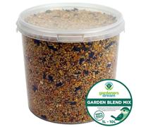 GardenersDream Simply Nutritious Wild Bird Food Mix | Husk Free Garden Seed | Contains Black Sunflower, Wheat and Small Seeds | Natural Feed Mixture | Protein Rich Balanced Vitamin Recipe (10L Tub)
