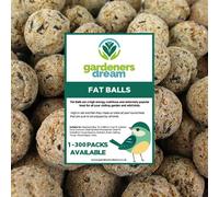 GardenersDream Suet Fat Balls | Premium Garden Wild Bird Food | Enhanced Year-Round Formula | Naturally Blended, High in Energy & Protein-Rich Feed | Full of Nutritious Fat Fibre & Moisture (25 Pack)