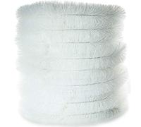 GardenersDream White Gutter Brush Downpipe Bristle Drain Guard (28m / 91ft)