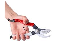 Gardeness Pruning Shears, Professional Bypass Heavy Duty Garden Pruner Secateurs - Lightweight Easy Grip Hand Pruners Branch Clippers for Gardening, Trimming, Harvesting. Made in Taiwan