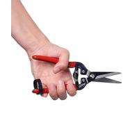 Gardeness SK5 Steel Straight Secateurs - Extra Sharp Flower Shears for Cutting Flowers, Fruits, Leaves, Bonsai & Branches - Ergonomic Harvesting Shears for Garden & Household