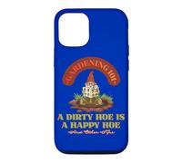 Gardening 101 A Dirty Hoe Is Happy And Other Tips Gnome Fun Case for iPhone 12/12 Pro