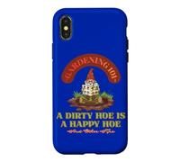 Gardening 101 A Dirty Hoe Is Happy And Other Tips Gnome Fun Case for iPhone X/XS