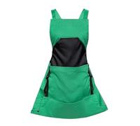 Gardening Apron: Adjustable Collection Apron With Cross Straps, Organizer Budgets For Garden Tools | Vegetable Fruit Collection Pocket Eggs Organization, verde, Consulte la descripción