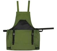 Gardening Apron, Green Harvest Apron With Pockets, Cotton Canvas, Adjustable Straps, Quick Release Buckle, Protection, 9.8 X 9.1 X 2 In / 25 X 23 X 5 Cm