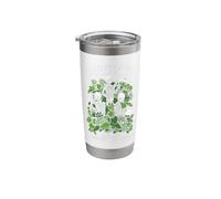 Gardening Because Murder is Wrong Plant Lover Goth Skeleton Stainless Steel Insulated Tumbler