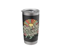 Gardening Because Murder is Wrong Stainless Steel Insulated Tumbler