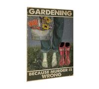 Gardening Because Murder Is Wrong Vertical Poster,Jigsaw Puzzle 1000 Puzzle Pieces,Puzzle Enthusiasts