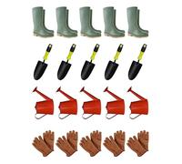 Gardening Cake Toppers - 20 Edible Stand Up Decorations - Gardener Theme Mix D1