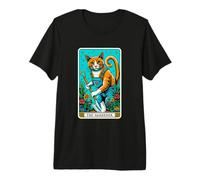 Gardening Cat The Gardener Tarot Card Premium T-Shirt