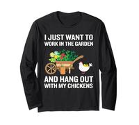 Gardening Chicken Mom - Hen Coop Gardener Long Sleeve T-Shirt