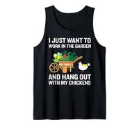 Gardening Chicken Mom - Hen Coop Gardener Tank Top