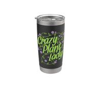 Gardening Crazy Plant Lady Stainless Steel Insulated Tumbler