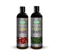 Gardening Diet Combo 1000ml - Flora Diet Concentrate + Green Diet Concentrate - Water Soluble Liquid Fertilizers for Flower Boost and All Purpose Plant Food