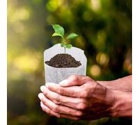 Gardening Essentials 100 Count of Nonwoven Fabric Growing Bags Available Now