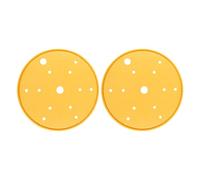 Gardening Essentials 2 Flower Pot Drain Inserts for Reduced Soil and Enhanced Drainage to Promote Healthy Plant Growth (Yellow)