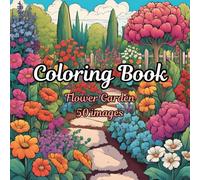 Gardening Flower Coloring Book with Pattern and Shading for Adult Mother's Day Gift Idea