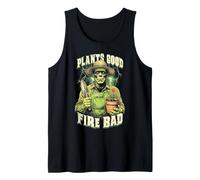 Gardening Frankenstein Plants Good Fire Bad Gardener Tank Top