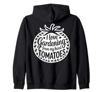 Gardening Funny Gardener Pun Tomatoes Zip Hoodie