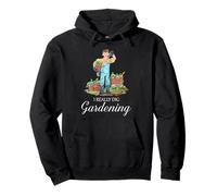 Gardening Funny Gardener Vegetable Garden Dig Pun Quote Art Pullover Hoodie