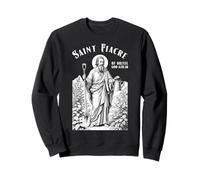 Gardening Gardener Patron Saint Fiacre Vintage Gardeners Sweatshirt