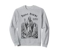 Gardening Gardener Patron Saint Fiacre Vintage Gardeners Sweatshirt