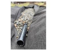 Gardening Geotextile Fabric, 1pc 5oz Heavy Duty Non-Woven for French Drain,Driveway,Soil Stabilization & Weed Control(Black,1.5mx35m/4.9ftx115ft)