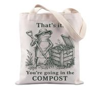 Gardening Gift Eco Friendly Frog Shopping Bag Garden Humor Gift The Compost