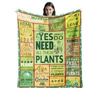 Gardening Gifts for Women, Plant Gifts for Woman, Gardening Gifts, Garden Gifts for Women, Gifts for Plant Lovers, Gifts for Garden Lovers, Gifts for Gardeners Woman Man, Plant Gifts Blanket 150X130CM